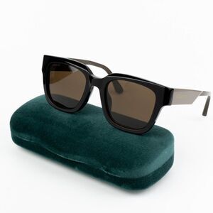 NEW Gucci GG1670SK 004 Black Green Brown Unisex Square Sunglasses GG 1670SK